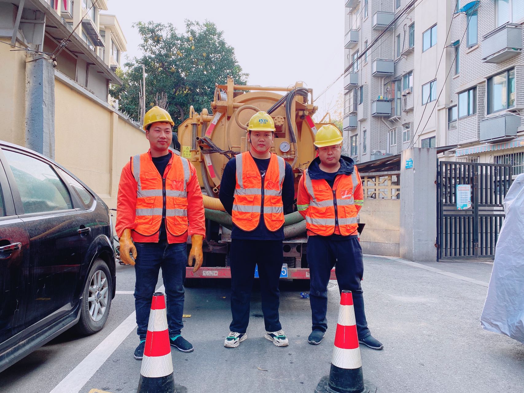 马群南京某小区管道清淤检测施工